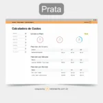 Vetor para CNC Laser - Calculadora – Plano Prata – Anual - em MDF 03mm