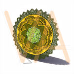 Vetor para CNC Laser - Mandala Padma - em MDF 03mm