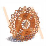 Vetor para CNC Laser - Mandala Hopo - em MDF 03mm