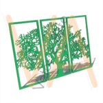 Vetor para CNC Laser - Trio de Quadros – Árvore Da Vida - em MDF 03mm