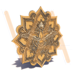 Vetor para CNC Laser - Mandala – Espirito Santo - em MDF 03mm