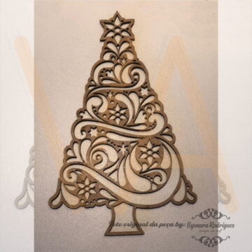 Vetor para CNC - Árvore de Natal – Door Tree