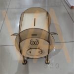Vetor para CNC - Cofre Sr° Porco