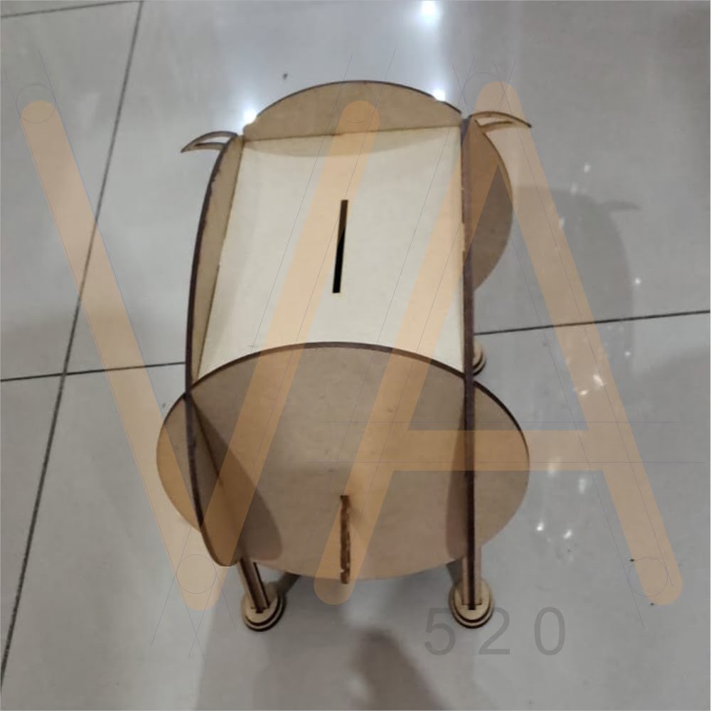 Vetor para CNC - Cofre Sr° Porco - Imagem 3