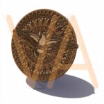 Vetor para CNC Laser - Mandala – Divino Espirito Santos - em MDF 03mm