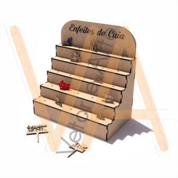 188 Enfeites de Chimarrão + Expositor