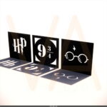 Vetor para CNC Laser - Trio Harry Potter - em MDF 03mm
