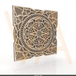 Vetor para CNC - Mandala – Fiore d’Inverno