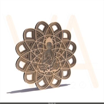 Mandala Buda em Camadas