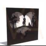 Vetor para CNC - Love Bridge