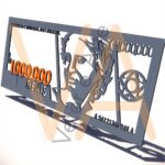 Vetor para CNC - Milhão de Reais