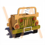 Cachepô Jeep