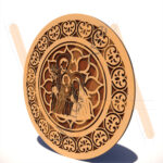 Vetor para CNC Laser - Mandala Sagrada Família II - em MDF 03mm