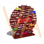 Vetor para CNC Laser - Troféu Mandala Família - em MDF 03mm