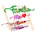 Apliques - Família, Amor, Mãe, Love