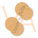 Vetor para CNC Laser - Base Para Mandala - em MDF 03mm