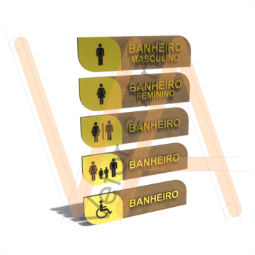 Sinalização Banheiro 01