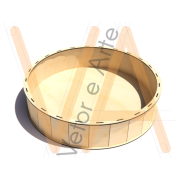 Caixa Circulo 45cm