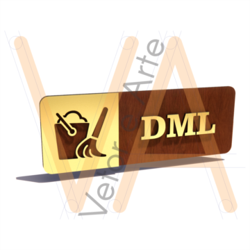 Placa Sinalização DML