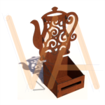 Suporte Para Xícaras De Café Bule