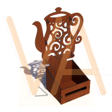 Suporte Para Xícaras De Café Bule