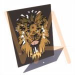 Vetor para CNC Laser - Quadro – Leão de Judá - em MDF 03mm
