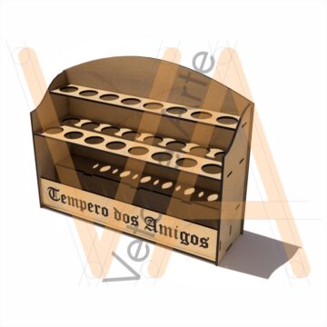 Porta Temperos - 16 Unidades