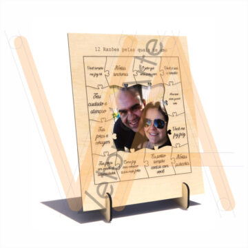Porta Retrato - Quebra-Cabeça
