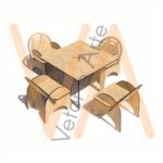 Conjunto Mesa e Cadeiras Infantil