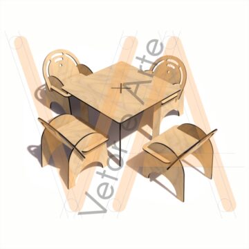 Conjunto Mesa e Cadeiras Infantil
