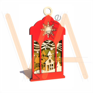 Casinha na Árvore de Natal