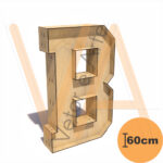Letra B - 60cm