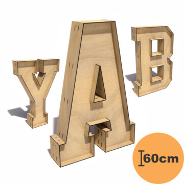 Letra T - 60cm