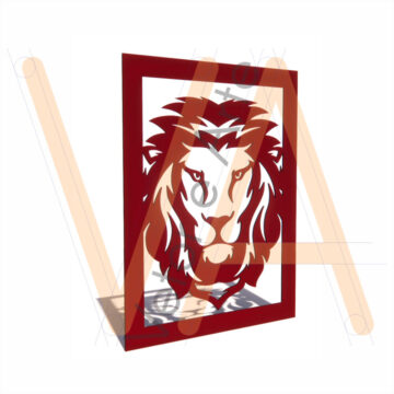 Quadro Face do Leão