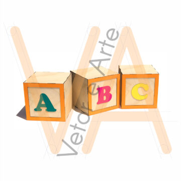 Cubo ABC 30cm 2,5mm