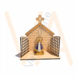 Vetor para CNC Laser - Capelinha Imagem Pequena - em MDF 03mm