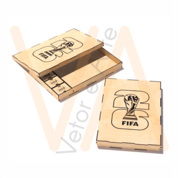 Caixa Álbum Figurinhas Simples Copa 2026