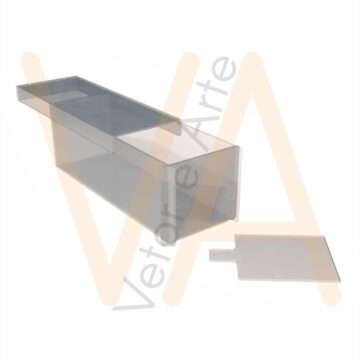 Vetor para CNC Laser - Expositor de Bolo M - em Acrilico 03mm - Imagem 2