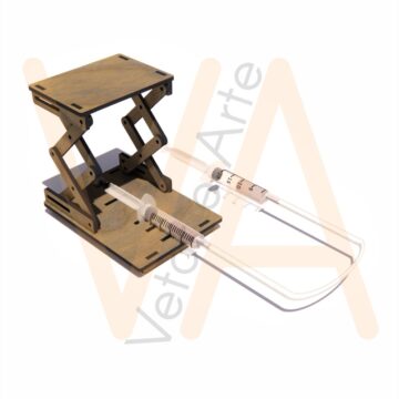 Vetor para CNC Laser - Elevador Hidráulico - em MDF 03mm - Imagem 2