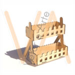 Vetor para CNC Laser - Expositor Jardineira - em MDF 03mm