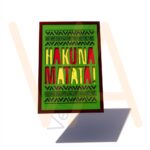 Vetor para CNC Laser - Quadro – Hakuna Matata - em MDF 03mm