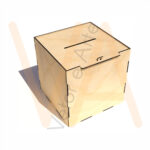 Vetor para CNC Laser - Caixa Urna 20×20 - em MDF 03mm