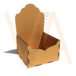 Vetor para CNC Laser - Cachepô Estilizado - em MDF 03mm