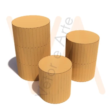 Vetor para CNC Laser - Trio festas 2,5mm - em MDF 02,5mm - Imagem 2