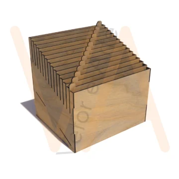 Vetor para CNC Laser - Organizador de Folhas A5 – Pedidos - em MDF 02,5mm