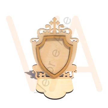Vetor para CNC Laser - Oratório Para Vela - em MDF 03mm - Imagem 2