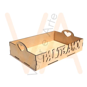 Vetor para CNC Laser - Bandeja Pai Eu Te Amo - em MDF 03mm