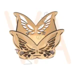 Vetor para CNC Laser - Cestinha Borboleta - em MDF 03mm