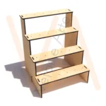 Vetor para CNC Laser - Escadinha Pirulito - em MDF 02,8mm