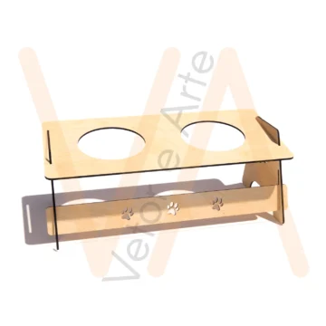 Vetor para CNC Laser - Porta Tigelas 2,8mm - em MDF 02,8mm